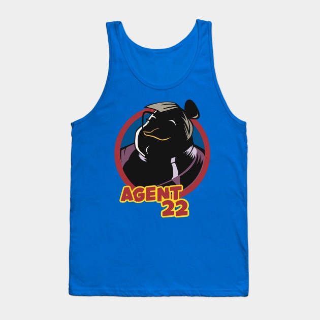 Agent 22 Tank Top by DeepDiveThreads